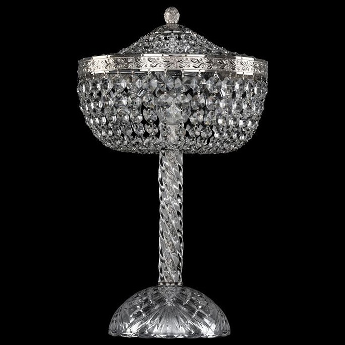Настольная лампа декоративная bohemia ivele crystal 1911 19111l4/25iv ni