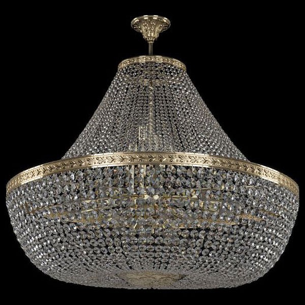 Люстра на штанге bohemia ivele crystal 1911 19111/h1/100iv g
