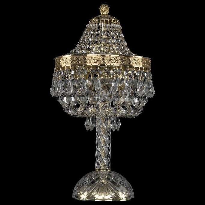 Настольная лампа декоративная bohemia ivele crystal 1927 19271l4/h/20iv g