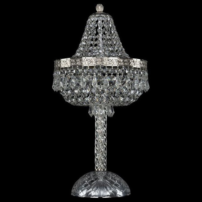 Настольная лампа декоративная bohemia ivele crystal 1927 19271l4/h/25iv ni