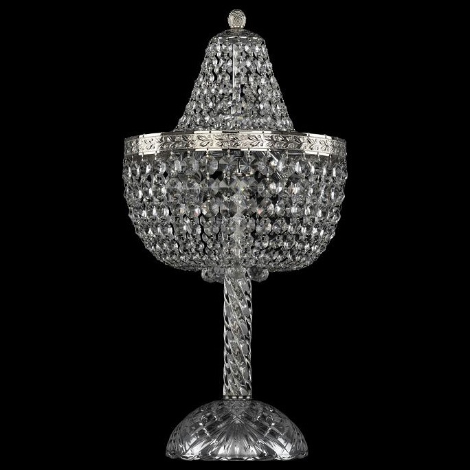 Настольная лампа декоративная bohemia ivele crystal 1928 19281l4/h/25iv ni