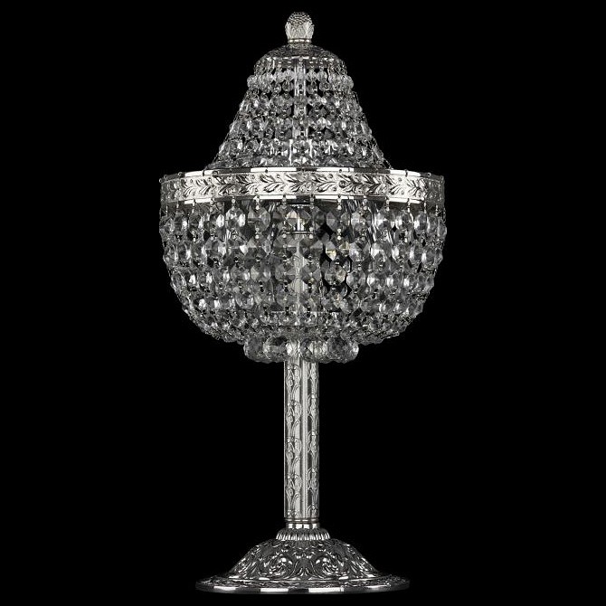 Настольная лампа декоративная bohemia ivele crystal 1928 19281l6/h/20iv ni