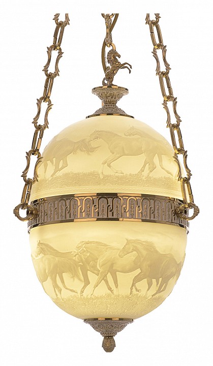 Подвесной светильник bohemia ivele crystal 7100 71000p/25 gw horse y8 fh1s