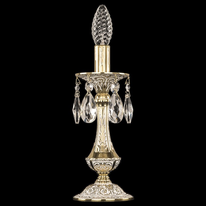 Настольная лампа декоративная bohemia ivele crystal 7100 71100l/1-26 gw