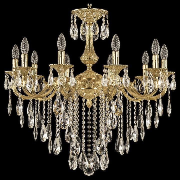 Подвесная люстра bohemia ivele crystal 7201 72101/10/250 b g
