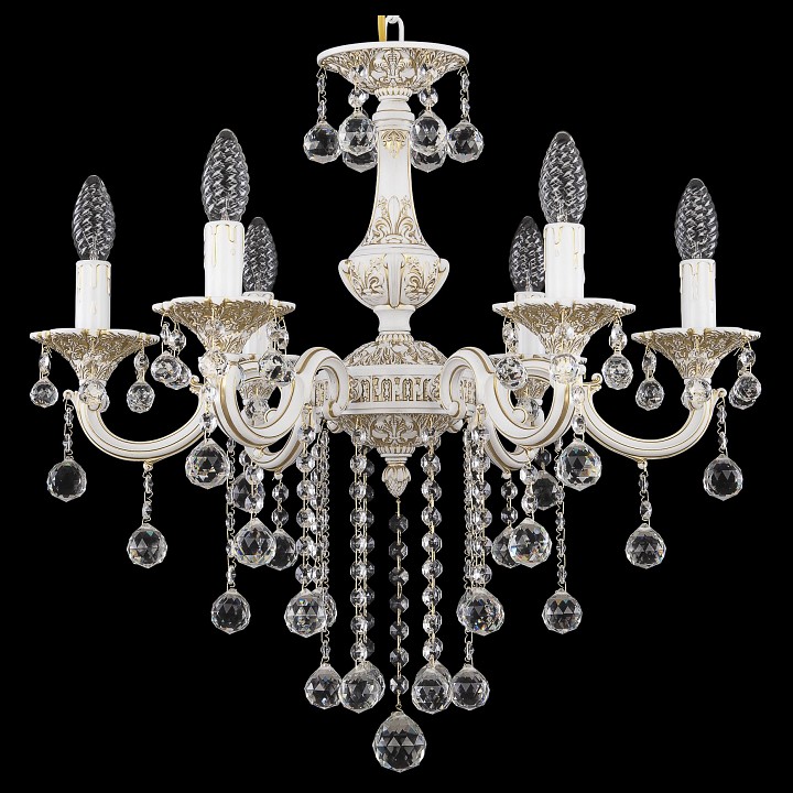 Подвесная люстра bohemia ivele crystal al7801 al78101/6/175 b wmg balls