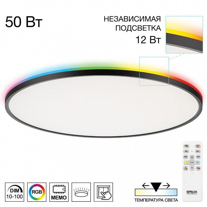 Накладной светильник citilux norma cl749601