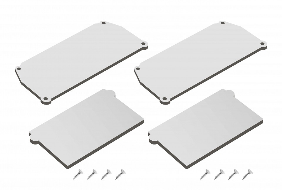 Заглушка для профиля denkirs flod dk5852-wh