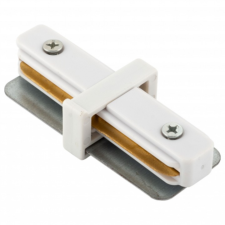 Соединитель линейный для треков denkirs dk track white tr1101-wh