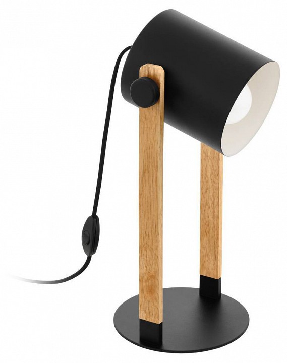 Настольная лампа декоративная eglo промо hornwood 43519