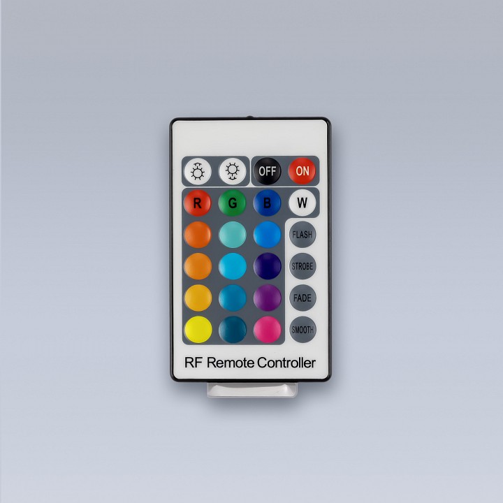 Контроллер-регулятор цвета rgbw с пультом ду eleganz  1004