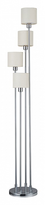 Торшер escada denver 1109/4 chrome/beige