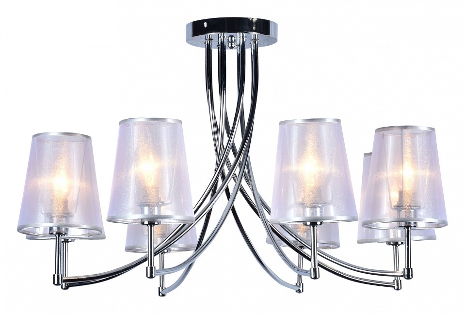Люстра на штанге escada oriole 1126/8pl chrome