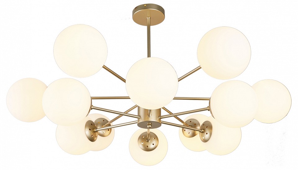 Люстра на штанге escada ethereal 2110/12p gold