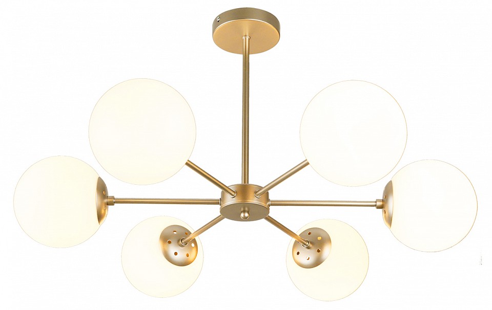Люстра на штанге escada ethereal 2110/6p gold