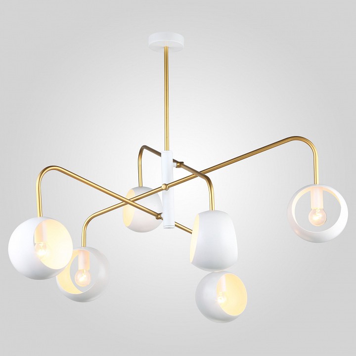 Люстра на штанге eurosvet luca 70055/6 белый