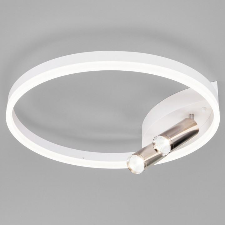 Накладной светильник eurosvet luminari 90247/3 белый/хром smart