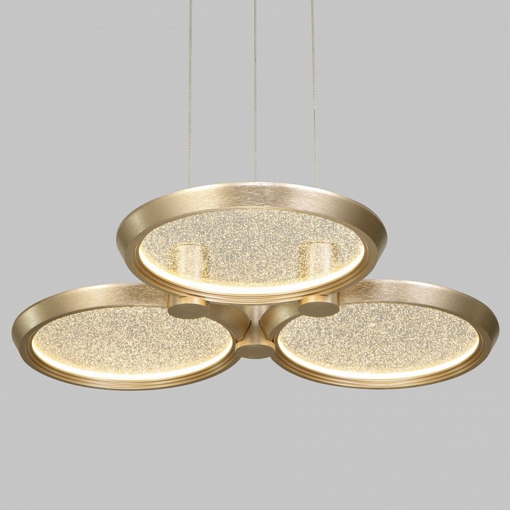 Подвесная люстра eurosvet crespella 90034/3 золото