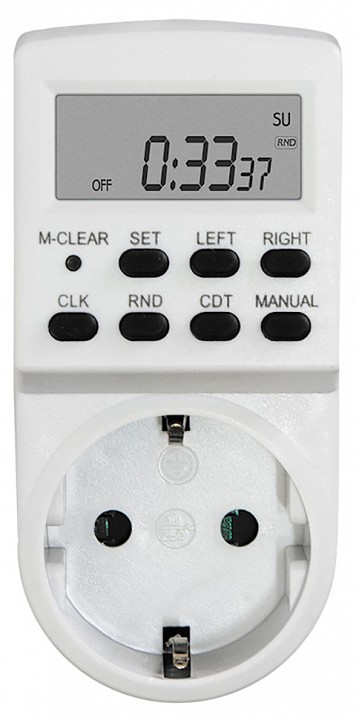 Розетка с таймером feron tm24 23257