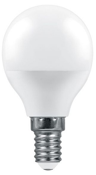 Лампа светодиодная feron lb-1406 e14 6вт 2700k 38065