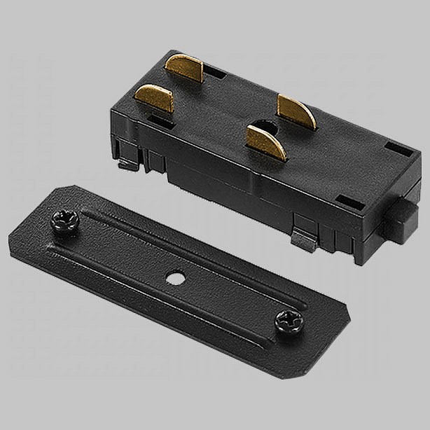 Соединитель угловой l-образный для треков imex smart line il.0050.4001-bk