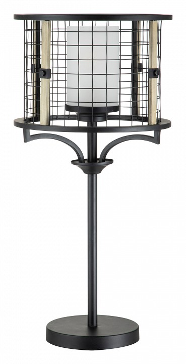 Настольная лампа декоративная indigo castello 10014/1t black