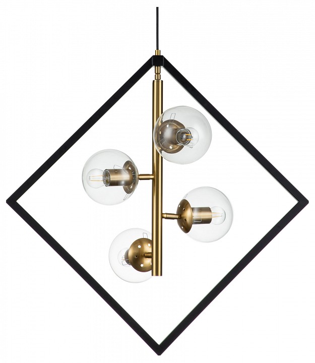 Подвесная люстра indigo faccetta 13005/a/4p black