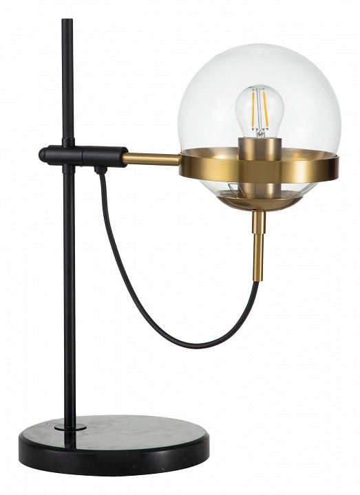 Настольная лампа декоративная indigo faccetta 13005/1t bronze