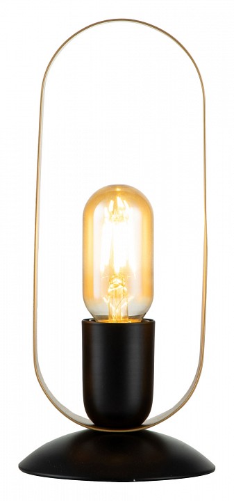 Настольная лампа декоративная indigo animo 10007/a/1t black