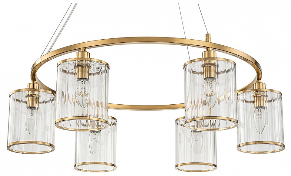 Подвесная люстра indigo dante 13022/6p brass
