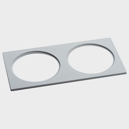 Рамка на 2 светильника italline it06-6016 it06-6016 white fr2