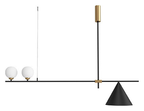 Люстра на штанге kink light пулл 07620-2+1, 19