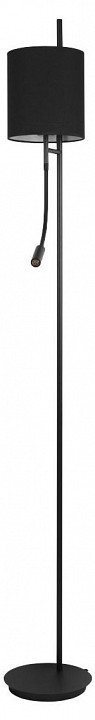 Торшер с подсветкой loft it ritz 10253f/b black