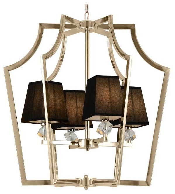 Подвесная люстра lumina deco montero ldp 1249-4 gd+bk