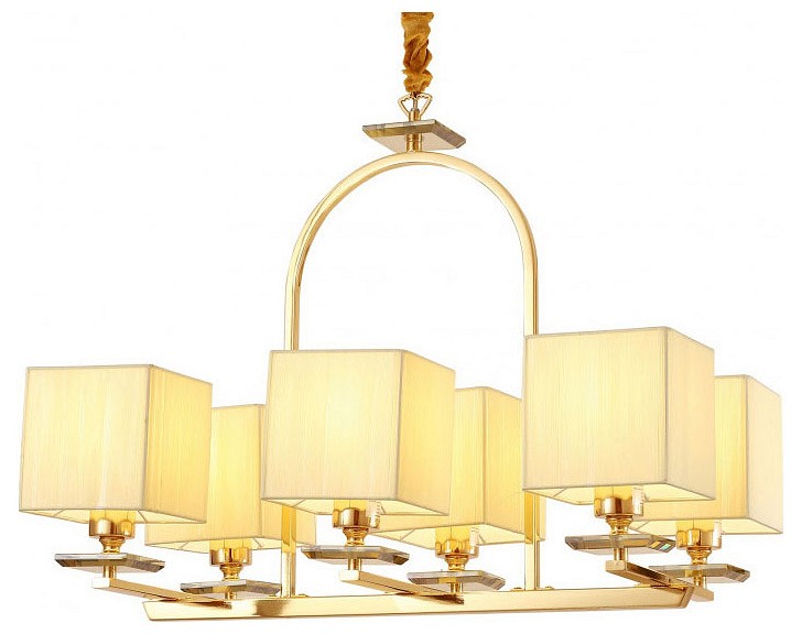 Подвесная люстра lumina deco liniano ldp 17100-6 gd