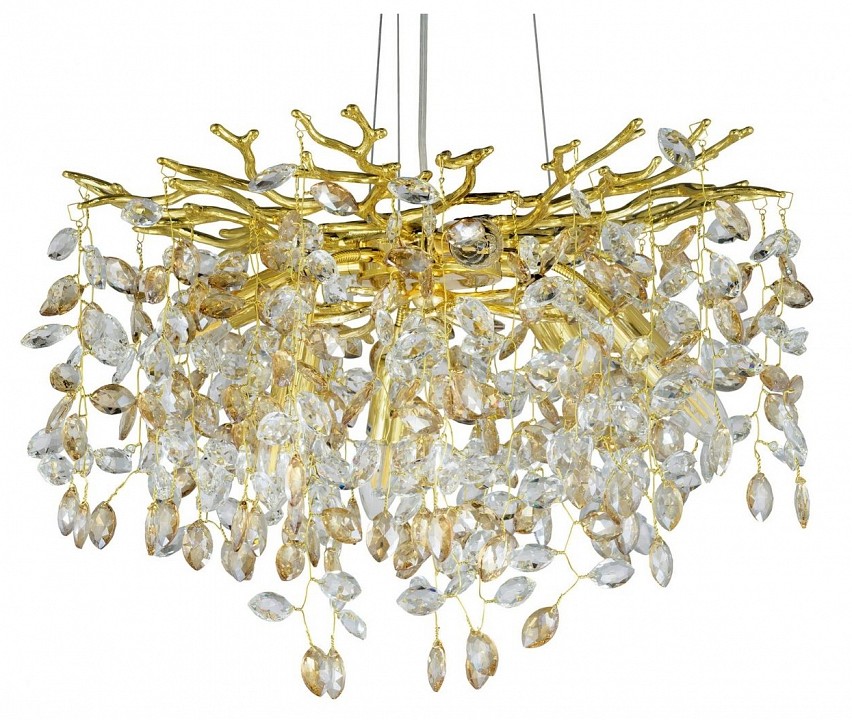Подвесная люстра lumina deco brevia ldp 8027-500 gd