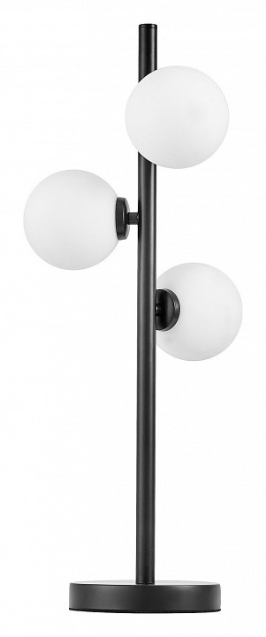 Настольная лампа декоративная lumina deco marsiada ldt 6033-3 bk