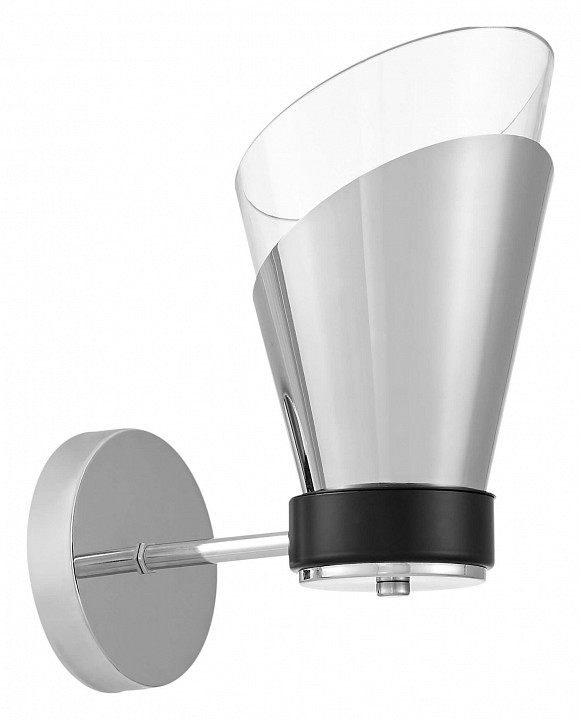 Бра lumina deco fabro ldw 7013-1 chr+pr