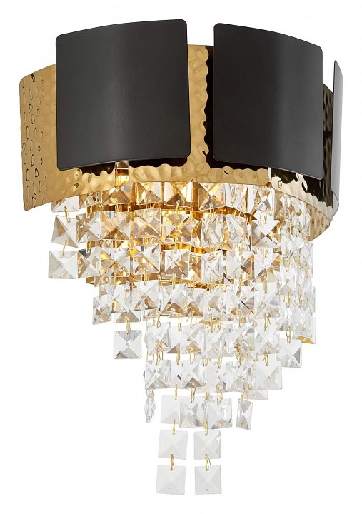 Накладной светильник lumina deco molina ldw 7045-2 bk+gd