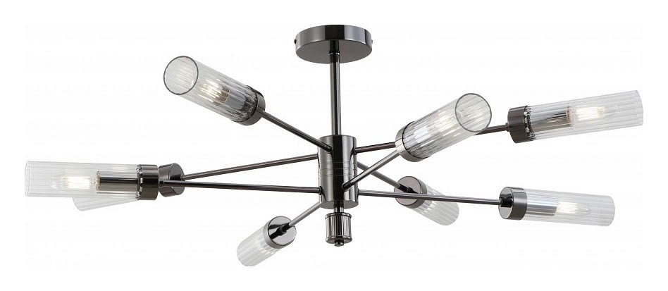 Люстра на штанге ilamp evolution 15609-8 an+cl