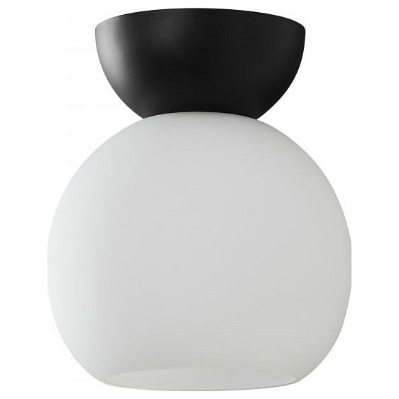 Накладной светильник ilamp mono c6079-1 bk+wh