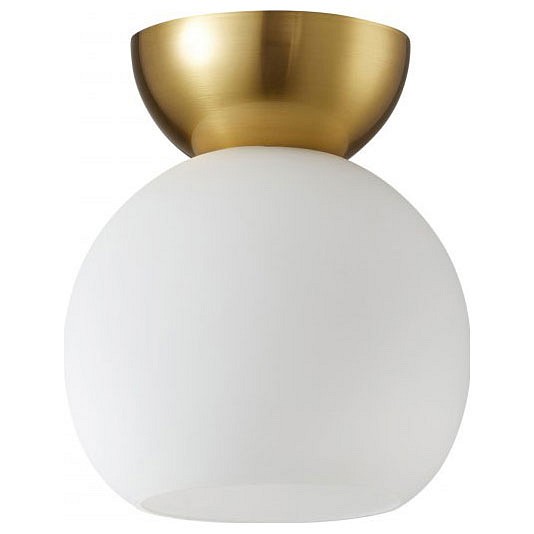 Накладной светильник ilamp mono c6079-1 gd+wh