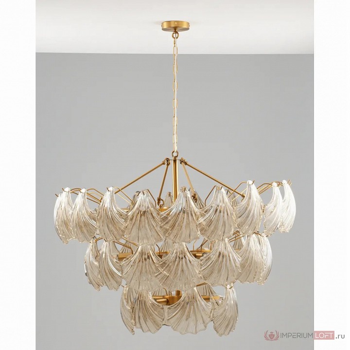 Подвесная люстра moderli justine md_v10410-32p base_v10410-32p glass, V10410-32p base+v10410-32p glass, Ут000035371