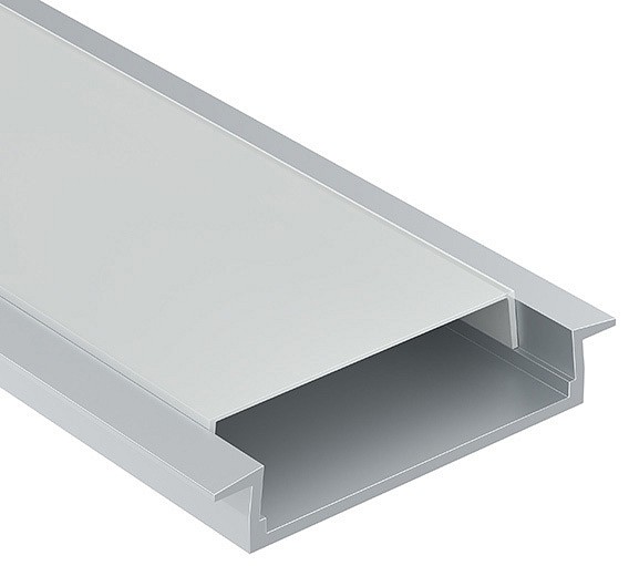 Профиль встраиваемый maytoni алюминиевый профиль alm003s-2m