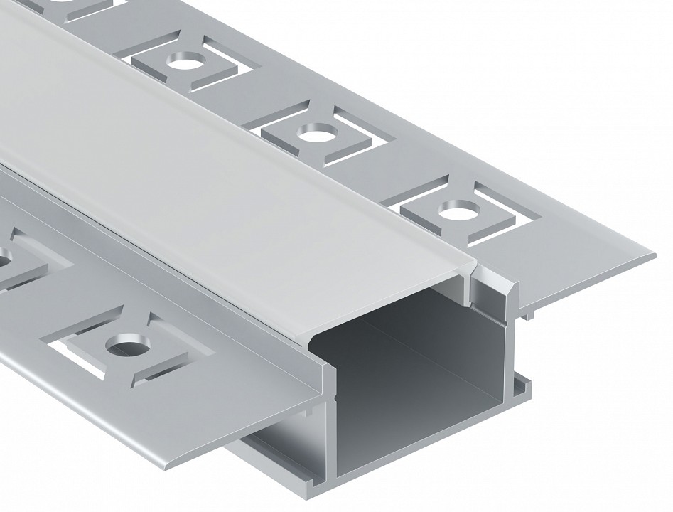 Профиль встраиваемый maytoni алюминиевый профиль alm011s-2m