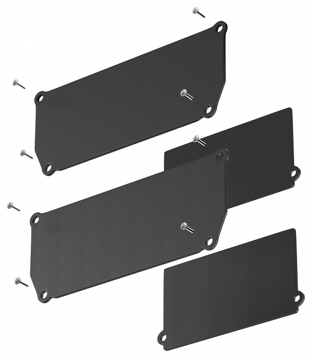 Заглушка для профиля maytoni technical alm012ec alm012ec-sc-b