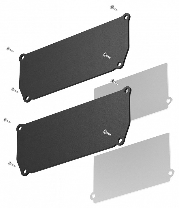 Заглушка для профиля maytoni technical alm012ec alm012ec-sc-w