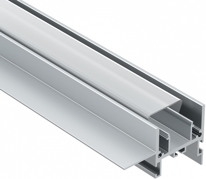 Профиль встраиваемый с нишей maytoni алюминиевый профиль alm013s-2m