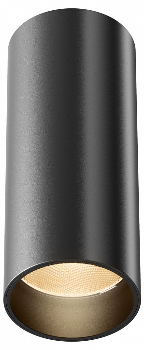 Накладной светильник maytoni focus led c056cl-l12b2.7k-w-b