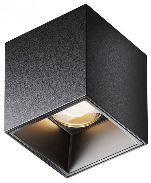 Накладной светильник maytoni alfa led c064cl-5w3k-sq-b